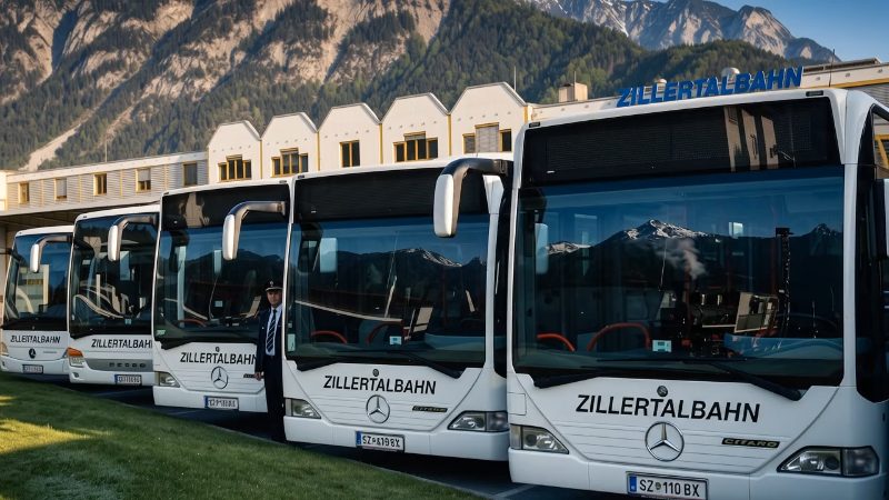 Busflotte der Zillertaler Verkehrsbetriebe